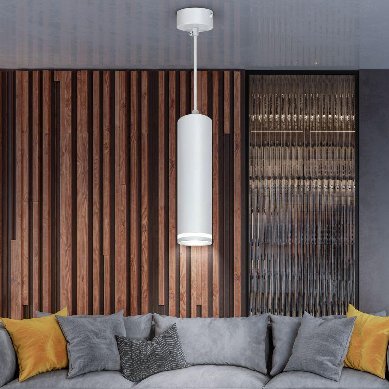 светильник pl16 wh mr16/gu10 потолочный подвесной бел. эра б0055573 от BTSprom.by