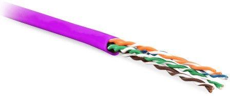кабель витая пара неэкранир. u/utp кат.6 4 пары 24 awg мж patch без разделит. lszh нг(а)-hf -5град.c-+60град.c uutp4-c6-p24-ncr-in-lszh-pk-100 роз. (уп.100м) hyperline 444308 от BTSprom.by