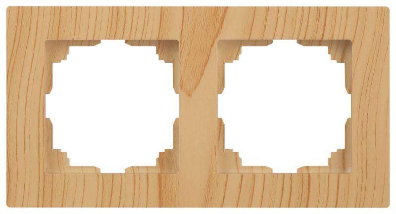 рамка 2-м сп accent 6-502-11 сосна intro б0063729 от BTSprom.by