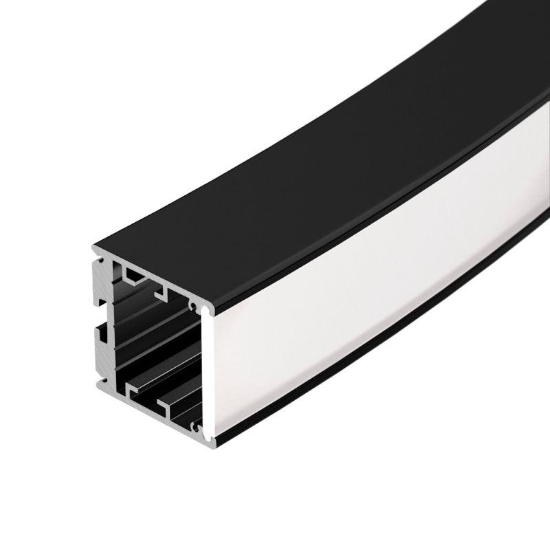 профиль sl-arc-3535-d1500-w90 black (1180мм дуга 1 из 4) алюм. arlight 026599 от BTSprom.by