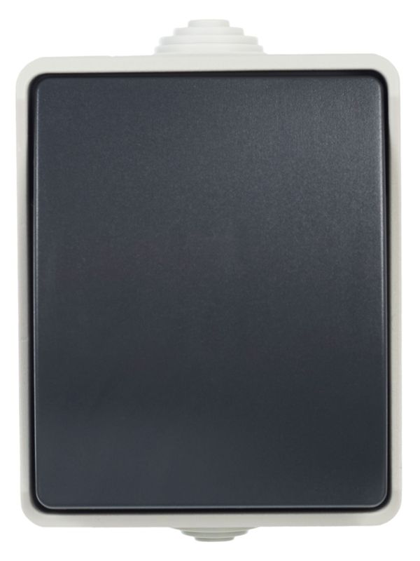  Выключатель кнопочный 1-кл. ОП Форс 10А IP54 ВСк20-1-0-ФСр сер. IEK EVS13-K03-10-54-DC фото в каталоге от BTSprom.by