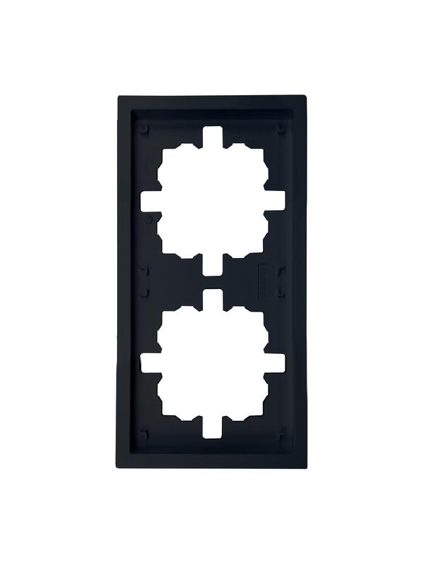 рамка 2-мест. горизонт. zima черн. бархат lezard 704-4200-147 от BTSprom.by