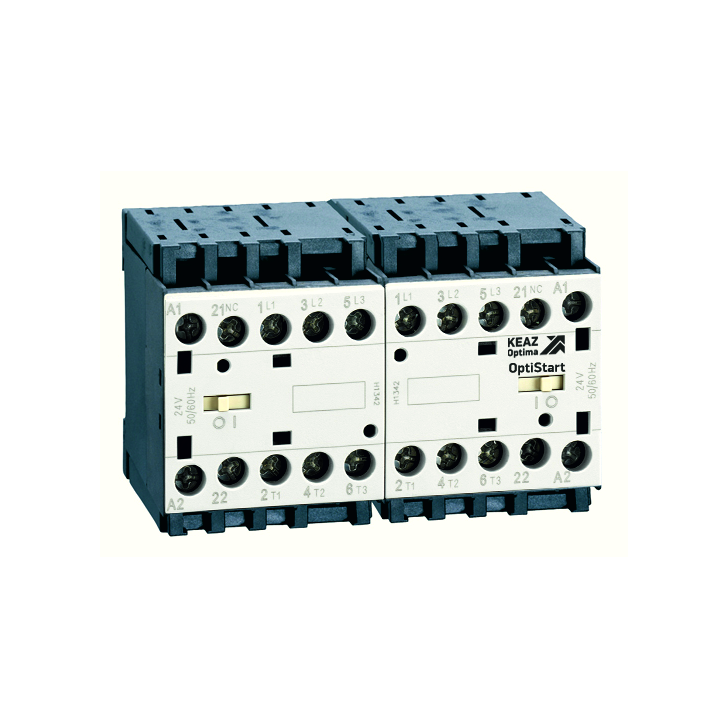 мини-контактор реверсивный optistart k-mcp-09-30-01-a110-p с подкл. силовой цепи с выводами под пайку кэаз 335756 от BTSprom.by