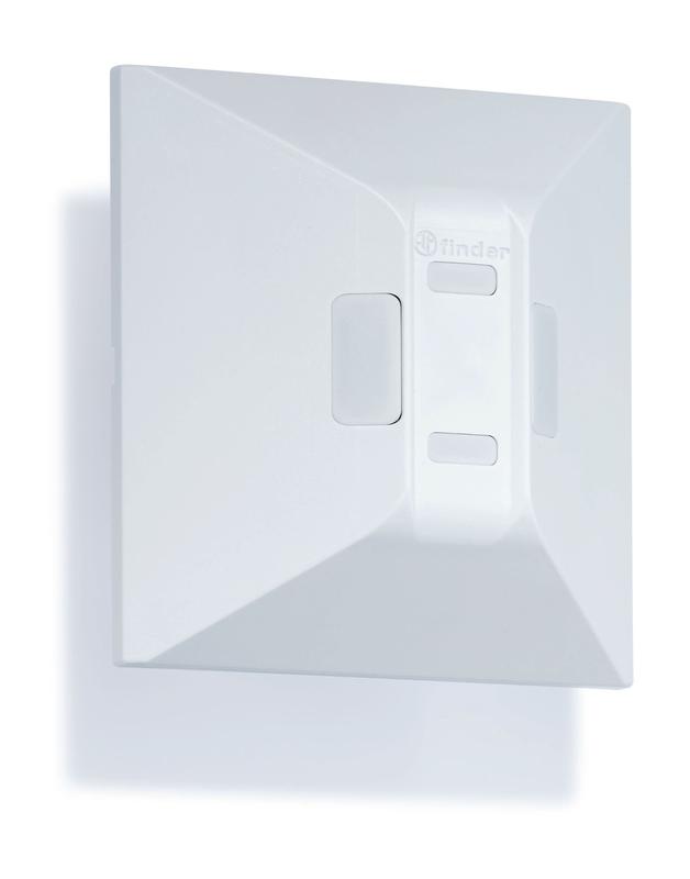 детектор движения широкая зона обнаружения монтаж на стене 1no 10а (контакт без потенциала) 110…230в ac ip40 finder 186182300300pas от BTSprom.by