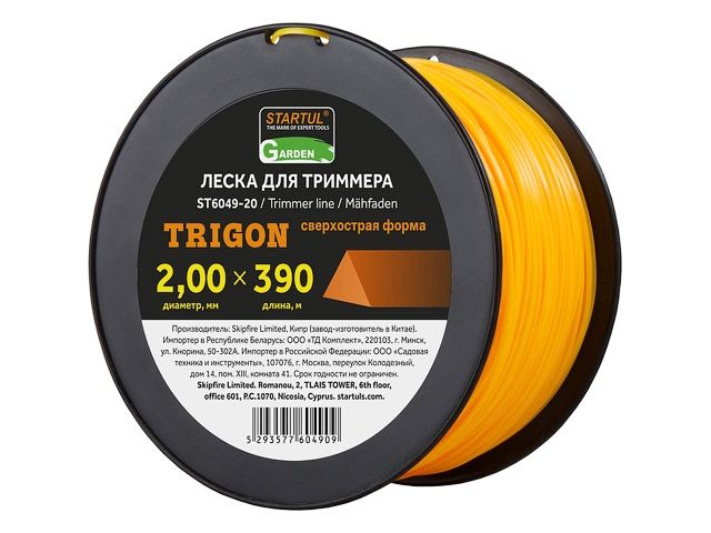 леска ф 2.0 мм х 390 м треуг. сеч. startul garden st6049-20 от BTSprom.by