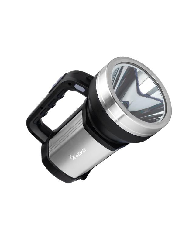 фонарь-прожектор аккумуляторный ручной 10вт led li-ion 18650 9600ма.ч корпус анодир. алюм. abs-пластик шнур-адаптер от 220в плечевой ремешок космос koc900lit от BTSprom.by