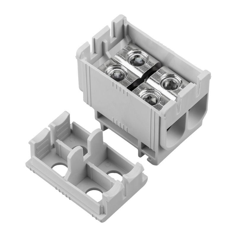  Клемма вводная силовая распределительная КВС 6-50кв.мм 2-рядная сер. Rexant 11-2112 фото в каталоге от BTSprom.by
