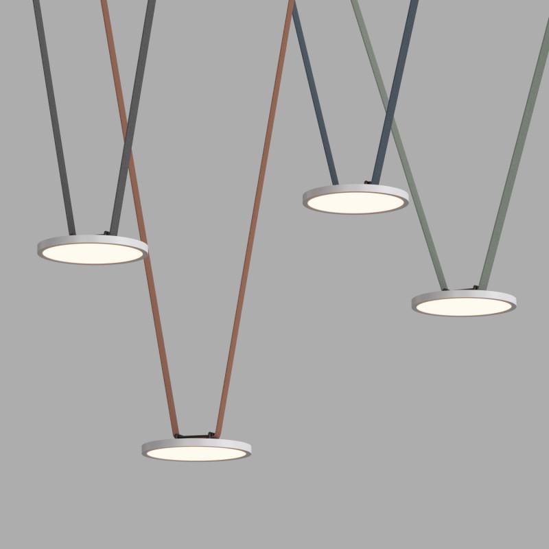  Светильник для трека-ремня Belty Flow 10Вт 3000К IP20 48В DC 168х29.5мм RA90 120град. со светодиодом алюм. бел. с черн. DENKIRS 760248 фото в каталоге от BTSprom.by