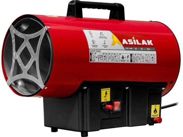 нагреватель воздуха газовый asilak slg-30000 (30 квт, 650 куб.м/час) as6310-3 от BTSprom.by