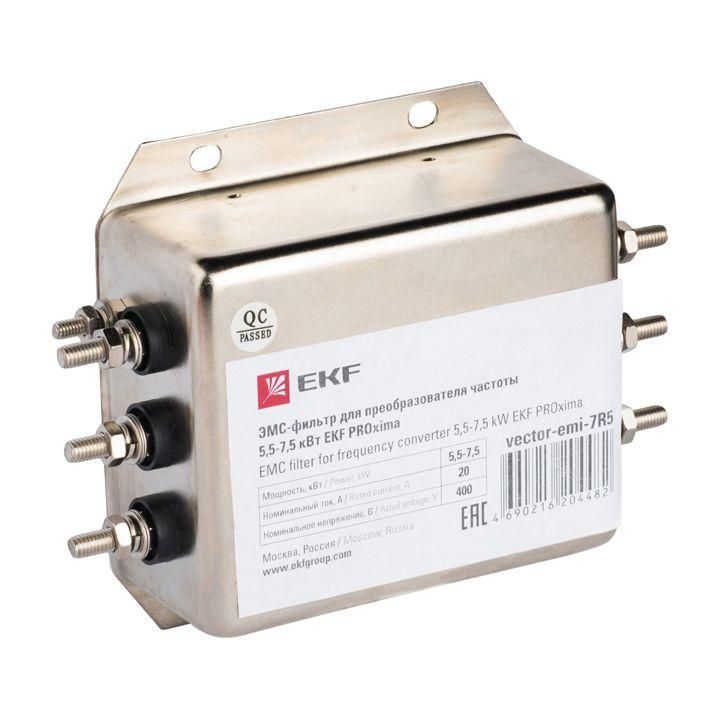 эмс-фильтр для преобразователя частоты 0.75-1.5квт ekf vector-emi-1r5 от BTSprom.by