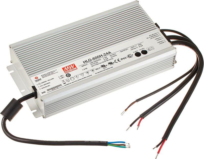 драйвер 600вт 24в для светодиодной ленты meanwell hlg-600h-24 ip65 280х144х48.5мм varton hlg-600h-24 от BTSprom.by