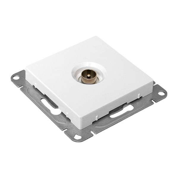  Розетка телевизионная TV 1-м СП Эпика механизм бел. EKF UP1-SOW-TV-1 фото в каталоге от BTSprom.by