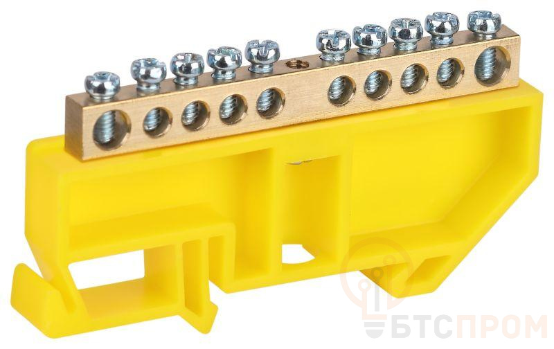 Шина PE земля на DIN-изоляторе ШНИ-6х9-10-Д NO-224-90 желт. Эра Б0062913 фото в каталоге от BTSprom.by  Шина PE земля на DIN-изоляторе ШНИ-6х9-10-Д NO-224-90 желт. Эра Б0062913 фото в каталоге от BTSprom.by