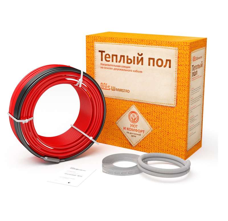 комплект "теплый пол" (кабель) wss 28.5м/400вт warmstad 100035643700 от BTSprom.by