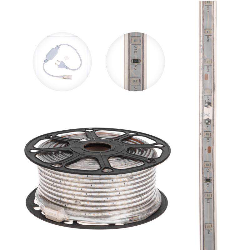  Лента светодиодная SMD3528 10х7мм 60LED/м 4.8Вт/м 220В IP67 зел. (уп.100м) NEON-NIGHT 142-604 фото в каталоге от BTSprom.by