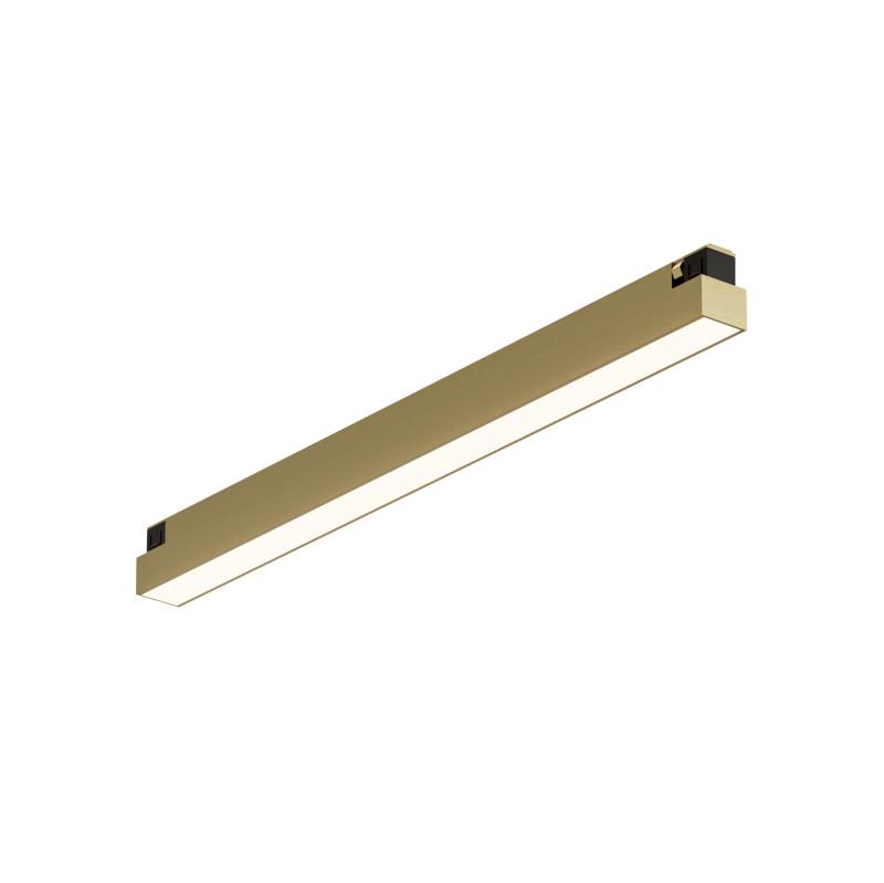 светильник для трека shine linear со светодиодом l301хw19хh27 48в dc 12вт ra=90 3000к ip20 сатинированная латунь алюм. denkirs dk5751-sb от BTSprom.by