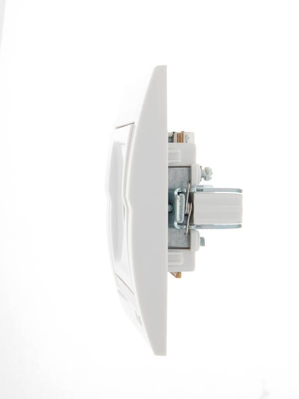  Розетка телевизионная оконечная TV СП Deriy 16А IP20 бел./бел. LEZARD 702-0202-130 фото в каталоге от BTSprom.by