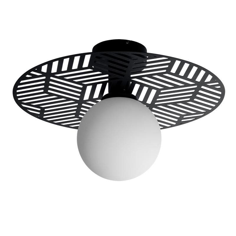 светильник "марго" 512 (плафон 8729) нбб 01-40-183 е14 [им] настен. черн. элетех 1005405300 от BTSprom.by