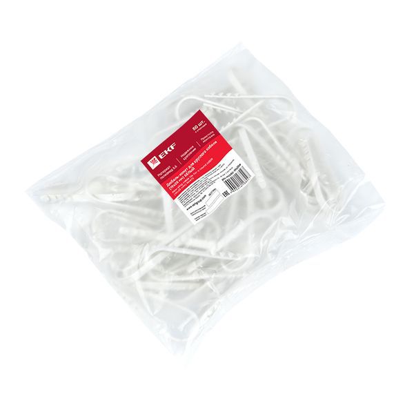  Дюбель-хомут d19-25мм для круглого кабеля бел. (уп.50шт) PROxima EKF plc-ncs50-19x25w фото в каталоге от BTSprom.by