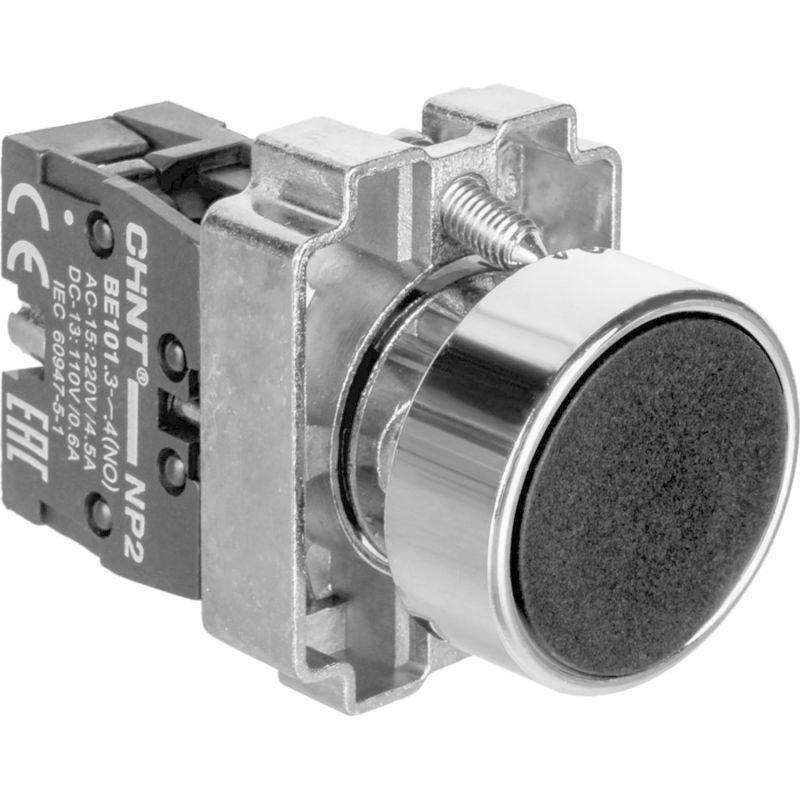 кнопка управления np2-ba21 без подсветки черн. 1но ip40 chint 573787 от BTSprom.by