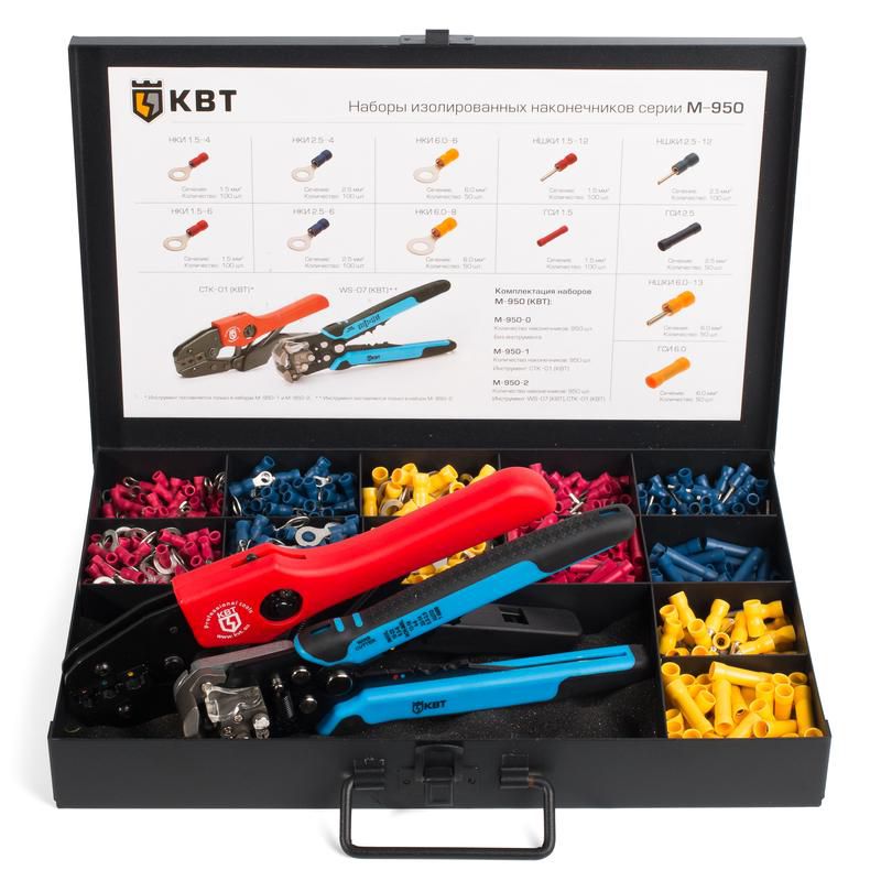 набор изолированных наконечников м-950-2 квт 75489 от BTSprom.by