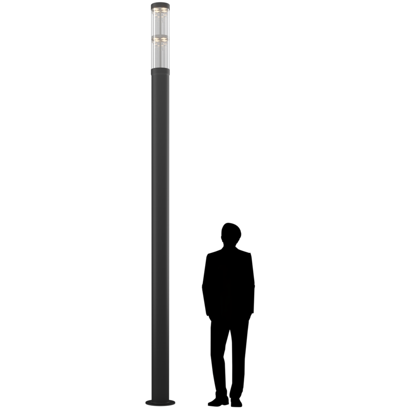 светильник светодиодный coloss led 50 rw 3000к pole 4m ral9005 ст 4798000030 от BTSprom.by