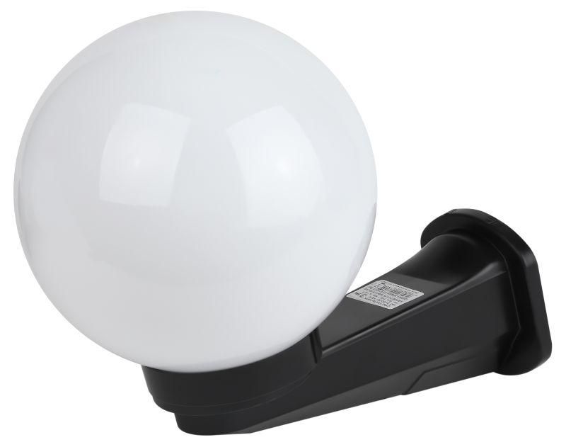 светильник садово-парковый шар d200мм e27 опал с настенным крепежом нбу 01-60-201 эра б0048074 от BTSprom.by