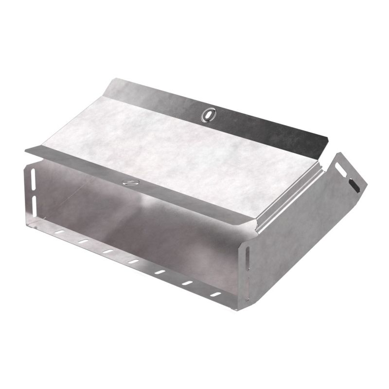 Угол для лотка вертикальный внутренний 45град. 400х100 с крышкой Стандарт Промрукав PR16.0594 от BTSprom.by