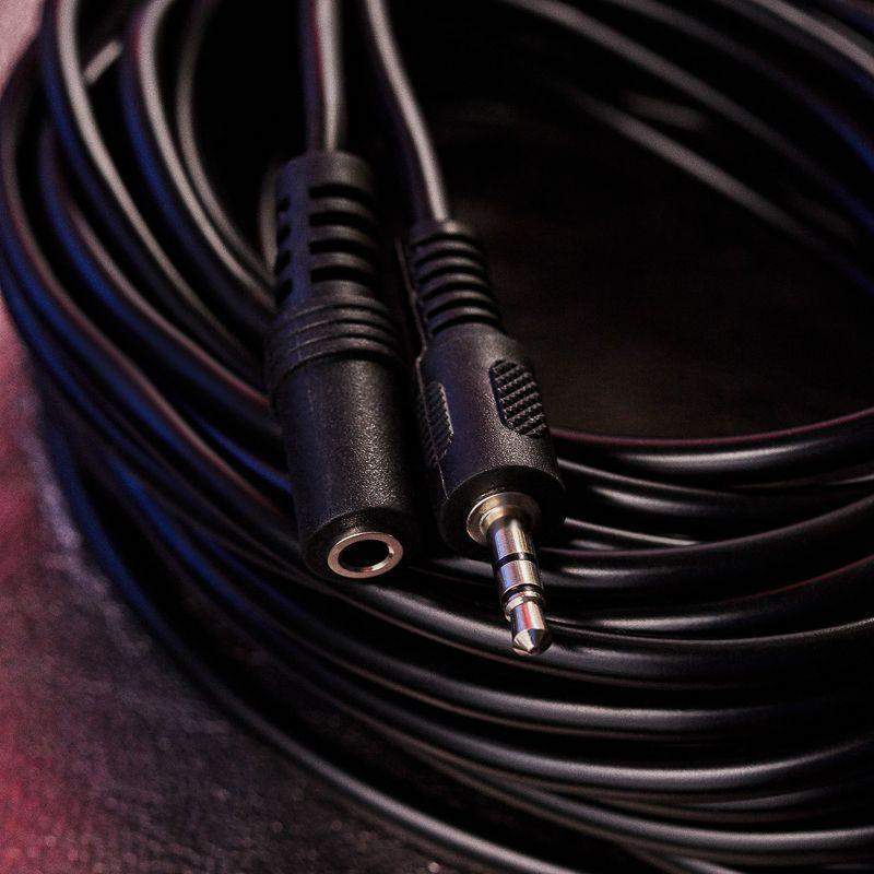 шнур 3.5мм гнездо стерео-3.5мм штекер стерео 10м rexant 17-4008 от BTSprom.by