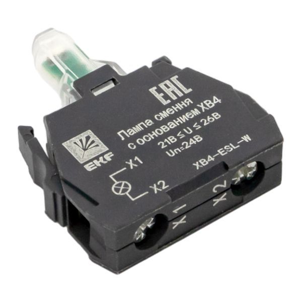  Лампа сменная с основанием XB4 бел. 24В PROxima EKF XB4-ESL-W фото в каталоге от BTSprom.by