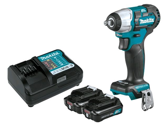 аккум. ударный гайковерт makita cxt tw 161 dwae в чем. (12.0 в, 2 акк., 2.0 а/ч li-ion, посадочн. квадрат 1/2 ", 165 нм, вес 1.1 кг) tw161dwae от BTSprom.by