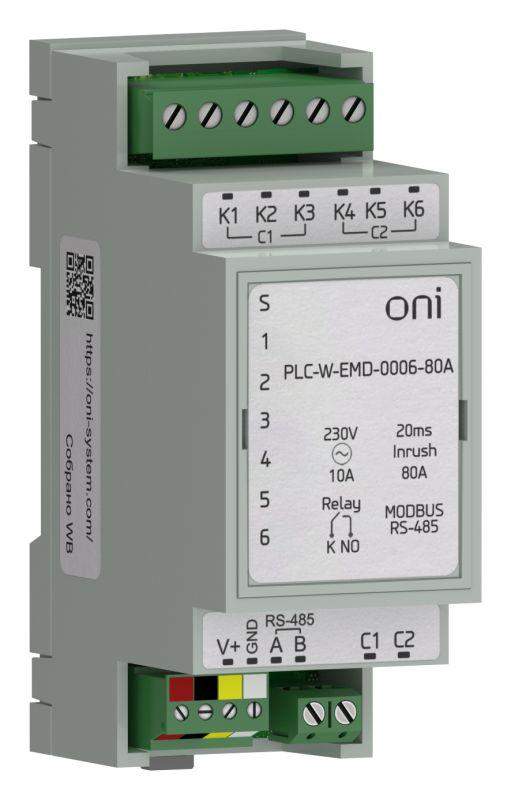 расширение коммутирующее 6 do макс. п. ток 80а плк w. oni plc-w-emd-0006-80a от BTSprom.by