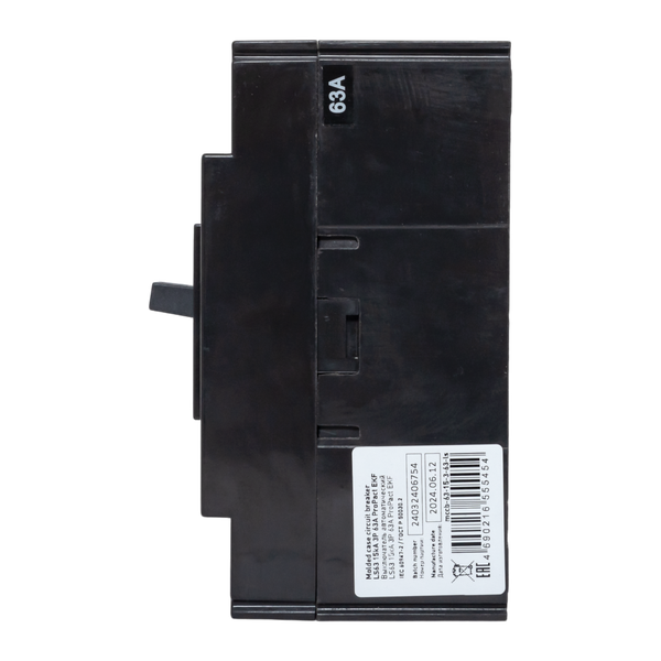  Выключатель автоматический 3п 63А 15кА LS63 ProPact EKF mccb-63-15-3-63-ls фото в каталоге от BTSprom.by