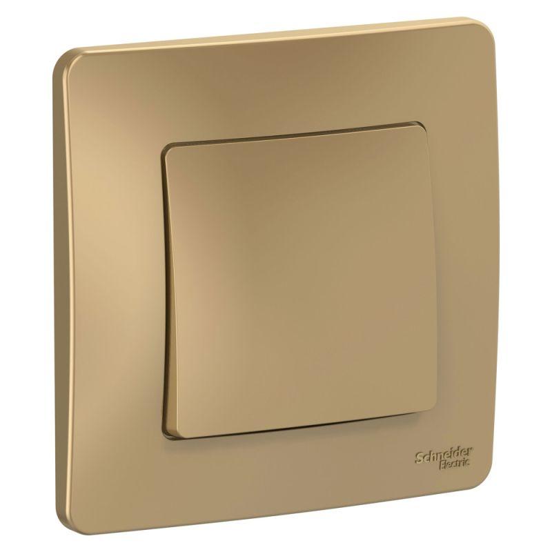  Переключатель проходной 1-кл. СП Blanca 10А IP20 (сх. 6) 250В титан SE BLNVS010604 фото в каталоге от BTSprom.by