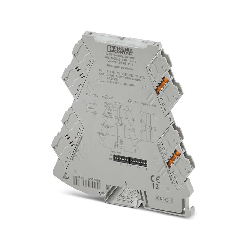 преобразователь с термометром сопротивления измер. mini mcr-2-rtd-ui-pt phoenix contact 2902052 от BTSprom.by