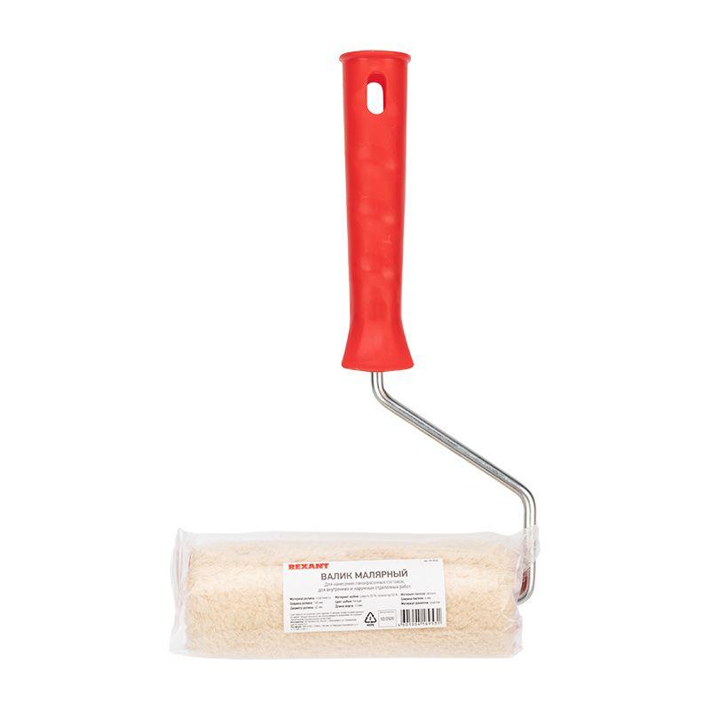  Валик "Натуральный мех" бесшовный ворс 12мм шир. ролика 140мм d42мм бюгель 6мм Rexant 89-0034 фото в каталоге от BTSprom.by