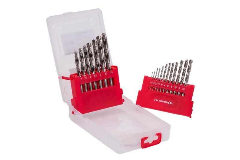  Набор сверел по металлу из быстрорежущей стали HSS-G (19шт) ИНТЕРСКОЛ 18101.019 фото в каталоге от BTSprom.by
