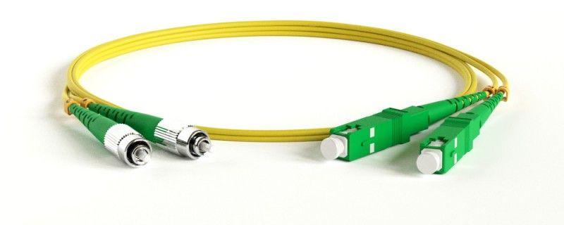 патч-корд fc-d2-9-fc/ar-sc/ar-h-2m-lszh-yl волоконно-оптический (шнур) sm 9/125 (os2) sc/apc-fc/apc 2мм duplex lszh 2м hyperline 238595 от BTSprom.by