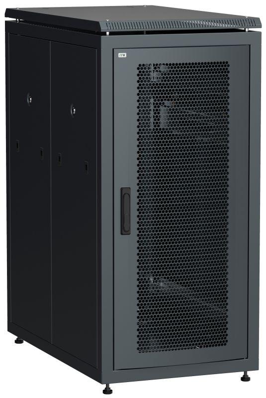 шкаф сетевой linea n 19дюйм 18u 600х1000мм перфорир. двери черн. itk ln05-18u61-pp от BTSprom.by