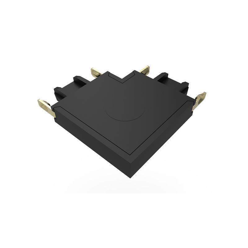 коннектор mtr16 cl-bl l-обр. накладной шинопровод низковольтный pro черн. jazzway 5057296 от BTSprom.by
