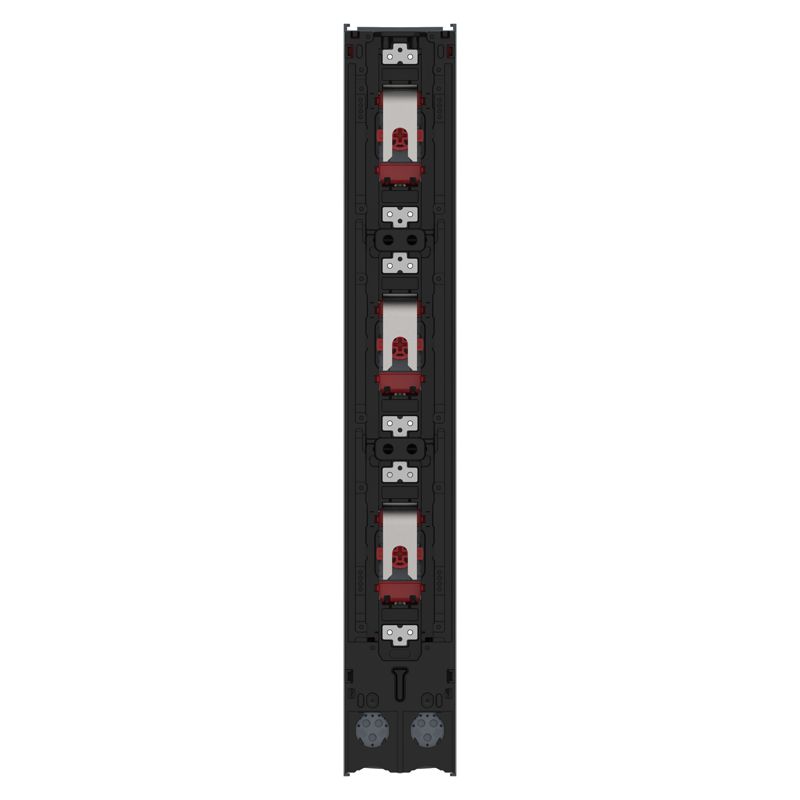  Выключатель вертикальный предохранитель разъединитель 250А 3P с пополюсным отключением с выводами "ласточкин хвост" DKC FSV01-S-3U-M10 фото в каталоге от BTSprom.by