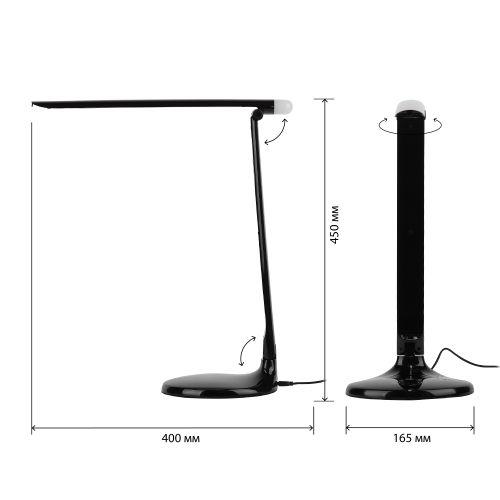  Светильник ЭРА NLED-482-10W-BK настольный черн. ЭРА Б0041087 фото в каталоге от BTSprom.by