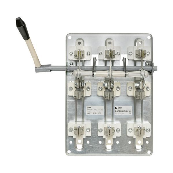  Разъединитель-предохранитель РПБ-1 100А левый привод без ППН Basic EKF rpb-r-100l фото в каталоге от BTSprom.by