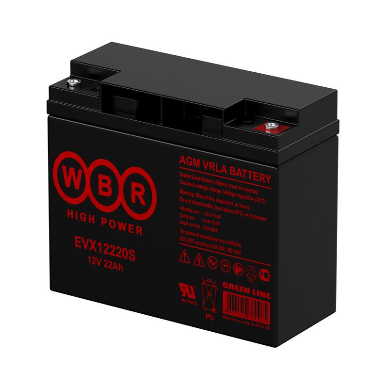 аккумулятор тяговый 12в 22а.ч wbr evx12220s wbr от BTSprom.by