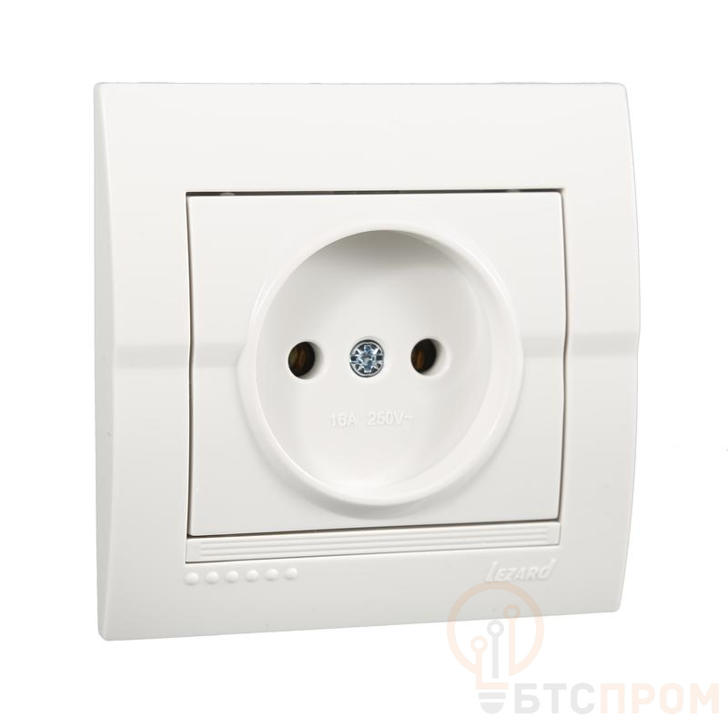 Розетка 1-м СП Deriy 16А IP20 без заземл. бакелит бел. LEZARD 702-0202-121B фото в каталоге от BTSprom.by  Розетка 1-м СП Deriy 16А IP20 без заземл. бакелит бел. LEZARD 702-0202-121B фото в каталоге от BTSprom.by