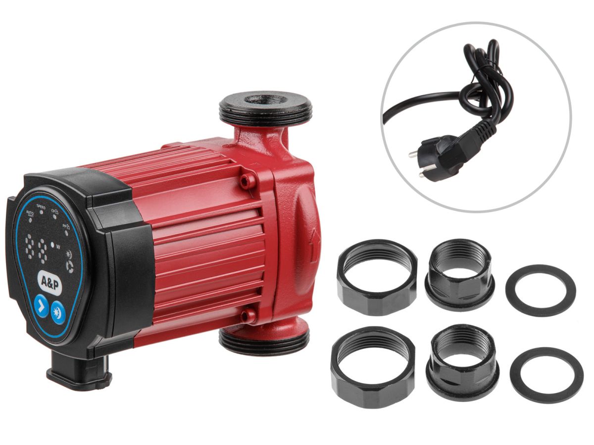 Насос циркуляционный WISE-25/40-130, A&P (5-22 Вт, 2400 л/ч, 4 м, для отопления) AP118W002 фото в каталоге от BTSprom.by  Насос циркуляционный WISE-25/40-130, A&P (5-22 Вт, 2400 л/ч, 4 м, для отопления) AP118W002 фото в каталоге от BTSprom.by