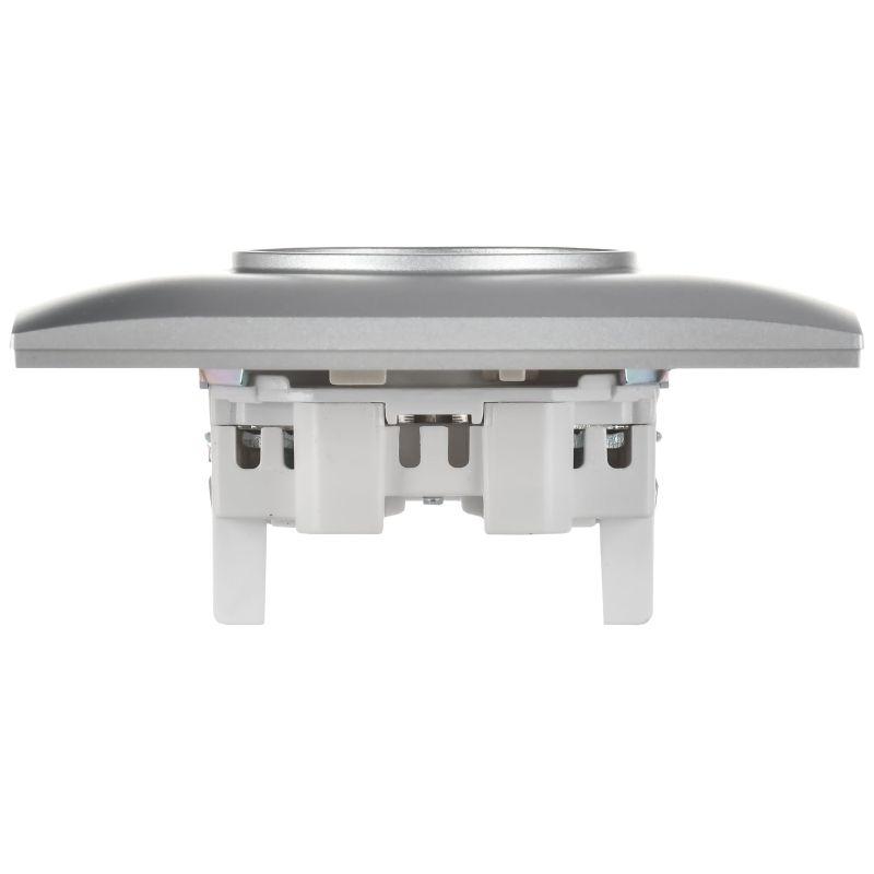  Розетка 2-м SKANDY 10А без заземл. защ. шторки в сборе SK-R09S серебр. IEK SK-R23-10-K23-F фото в каталоге от BTSprom.by