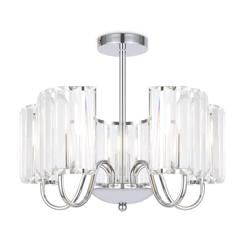 люстра bruni 60вт e14х5 ip20 freya fr2025pl-05ch от BTSprom.by