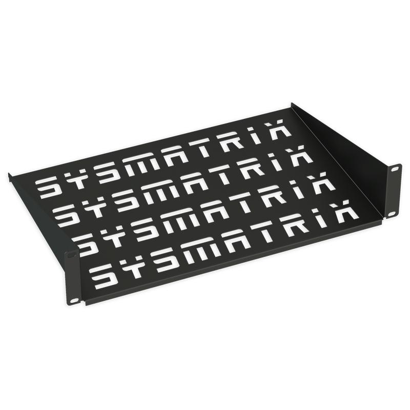 полка консольная перфорир. 19дюйм 2u г=400мм ral 9004 черн. sysmatrix sh 4003.900 от BTSprom.by
