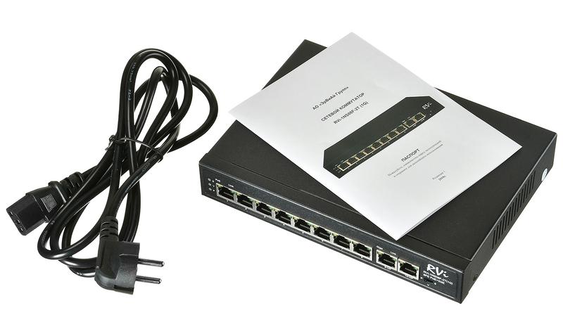 коммутатор сетевой rvi rvi-1ns08f-2t (1g) от BTSprom.by
